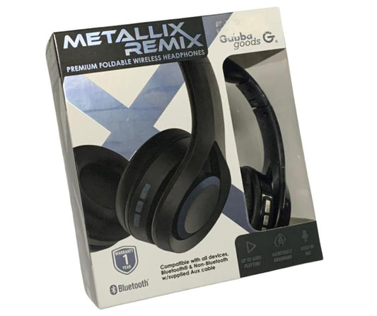 Metallix Remix - Audífonos bluetooth, color blanco.