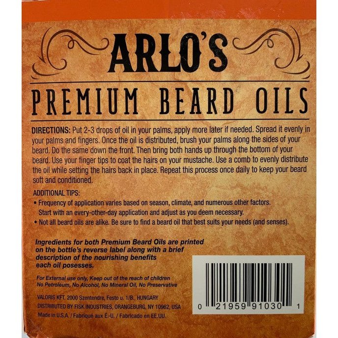 Aceite para la barba Arlo's