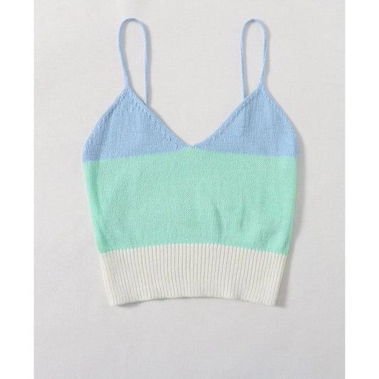 SHEIN Crop Top a rayas, talla: L