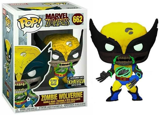 **Exclusivo** Funko - 662, Marvel Zombies - Zombie Wolverine.