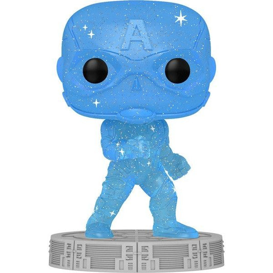 FUNKO Art Series MARVEL Infinity Saga, Capitan America Case Duro Incluído