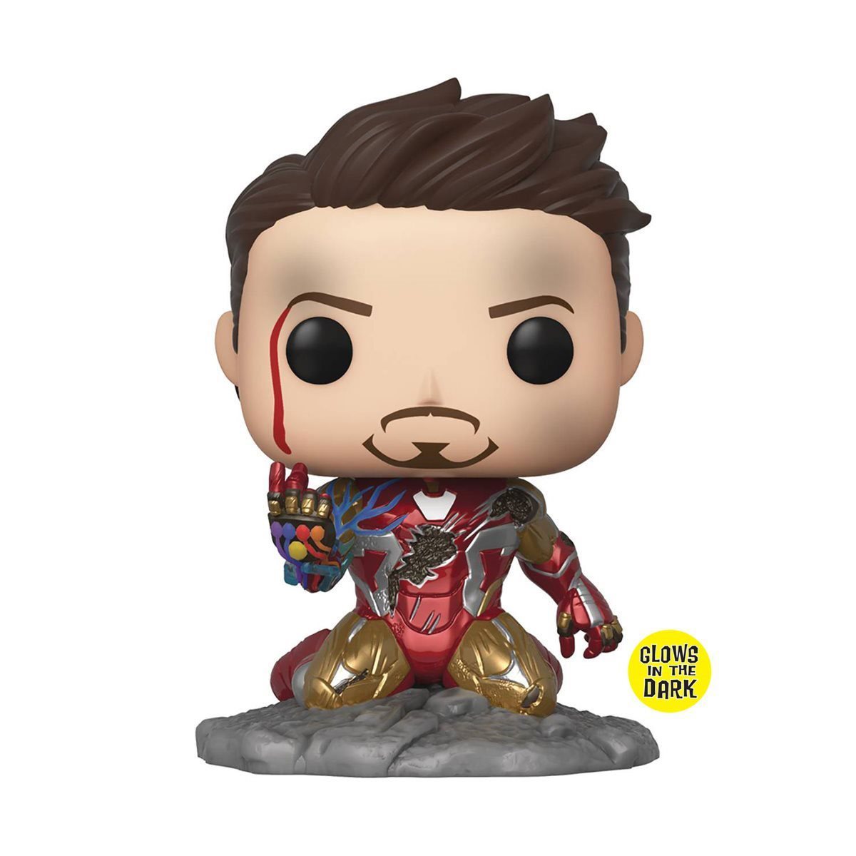 ***EXCLUSIVO***FUNKO Marvel Avengers End Game Iron Man Brilla en la oscuridad