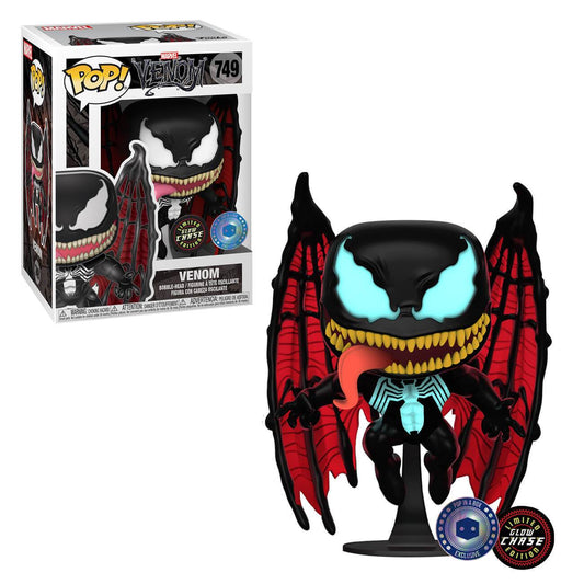 ***EXCLUSIVO***CHASE***FUNKO VENOM, Winged VENOM Brilla en la Oscuridad