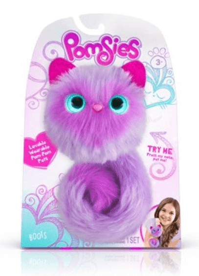 Pomsies Pet: Boots, 50 reacciones, incluye cepillo, color lila. - The Gift Shop Costa Rica