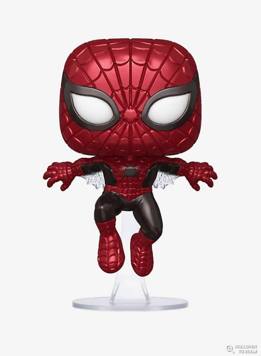 Funko - 593, Marvel 80 Years - First Appearance Spider-Man (Metallic)